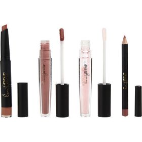 Beauty Fiend Jessica Simpson by Jessica Simpson 4 piece Nude Lip Kit contains Nude Lipstick 0.04 oz + Nude Lip Liner 0.03 oz + Nude Liquid Lip 0.07 oz