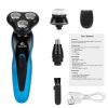 4 In 1Electric Shaver for Men IPX7 Waterproof Beard Trimmer Cordless Rechargeable Razor Beard