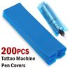 200PCS Disposable Tattoo Machine Pen Clip Cord Sleeves Supply Cover Plastic Bags