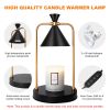 Candle Warmer Lamp with Timer, Dimmable Candle Lamp Warmer Electric Candle Warmer Compatible with Small and Large Scented Candles, Candle Melter for B