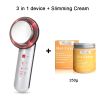 3 in 1 Ultrasonic Cavitation Machine Weight Loss Microcurrent EMS Body Slimming Massager Fat Burner Cream Gel