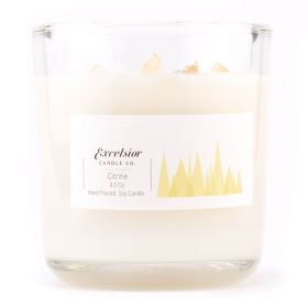 Citrine Soy Candle (size: 8.5 oz. jar)