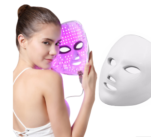 Led Facial beauty instrument (Model: 7color, style: Withlogo)